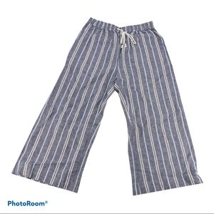 Beachlunchlounge Linen Drawstring Margot Culottes